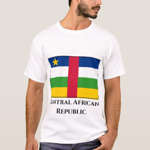 T-shirt Drapeau de la République centrafricaine