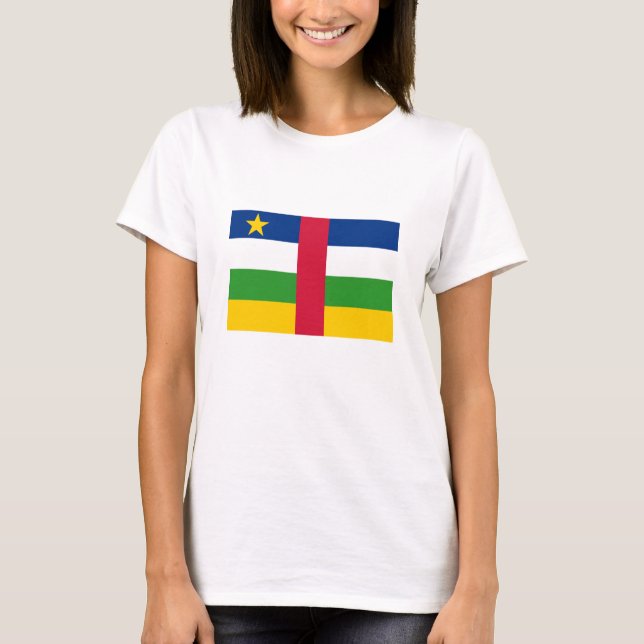 T-shirt Drapeau de la République centrafricaine (Devant)