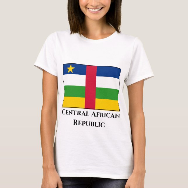 T-shirt Drapeau de la République centrafricaine (Devant)