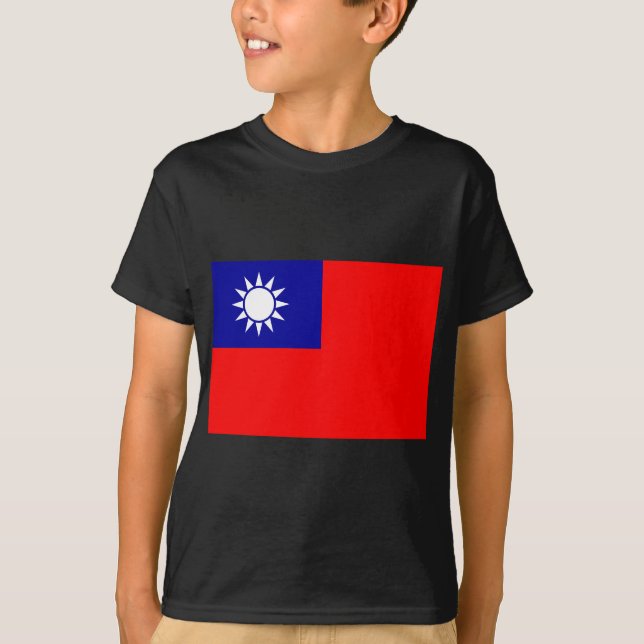 T-shirt Drapeau de la République de Chine (Taïwan) - (Devant)