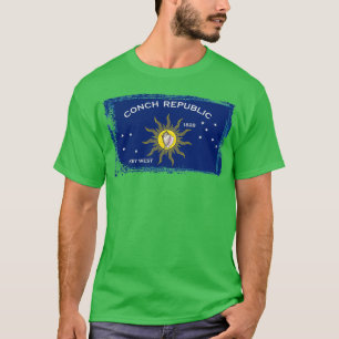T-shirt Drapeau de la République de conque