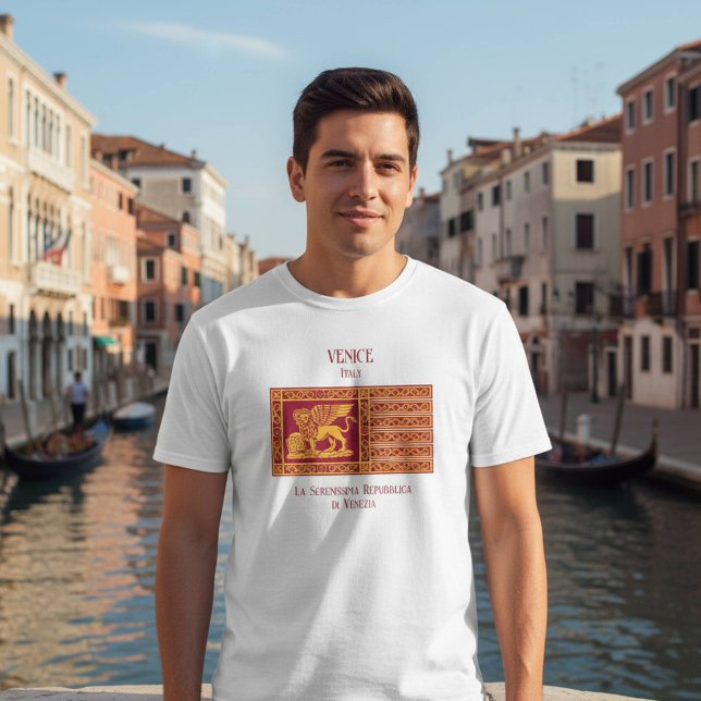 T-shirt Drapeau de la République de Venise (Créateur téléchargé)