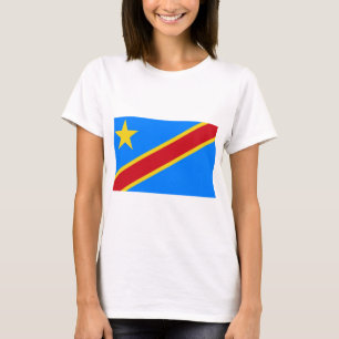 T-shirt Drapeau De La République Démocratique Du Congo