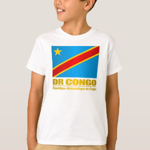 T-shirt Drapeau de la République démocratique du Congo