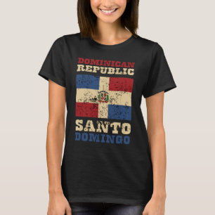 T-shirt Drapeau de la République dominicaine