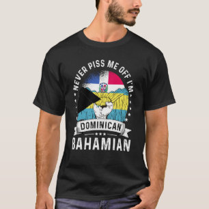 T-shirt Drapeau de la République dominicaine Bahamas Crois