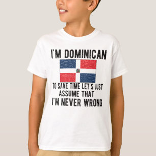 T-shirt Drapeau de la République Dominicaine : Fières ra