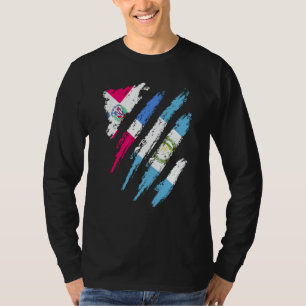 T-shirt Drapeau de la République dominicaine Pays cultivé 
