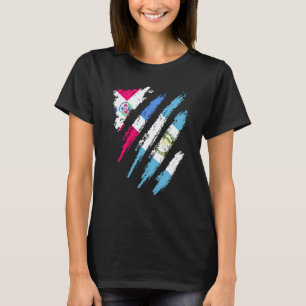 T-shirt Drapeau de la République dominicaine Pays cultivé 