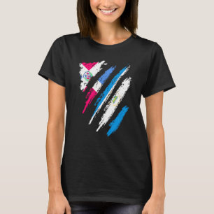 T-shirt Drapeau de la République dominicaine Pays cultivé 