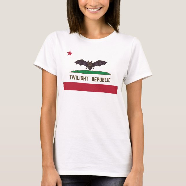 T-shirt Drapeau de la République du crépuscule (Devant)