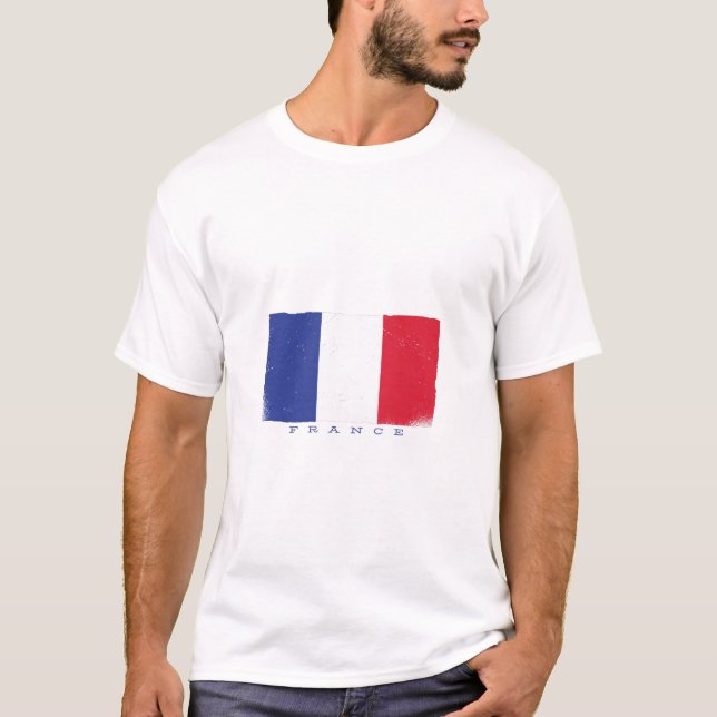 T-shirt Drapeau de la République française (Devant)