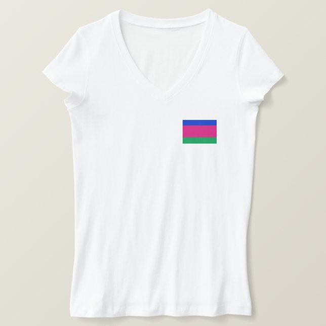 T-shirt Drapeau de la République populaire du Kuban (Design devant)
