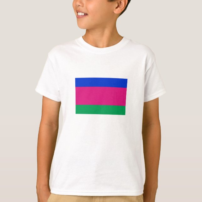 T-shirt Drapeau de la République populaire du Kuban (Devant)