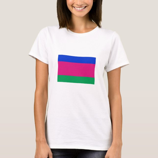 T-shirt Drapeau de la République populaire du Kuban (Devant)