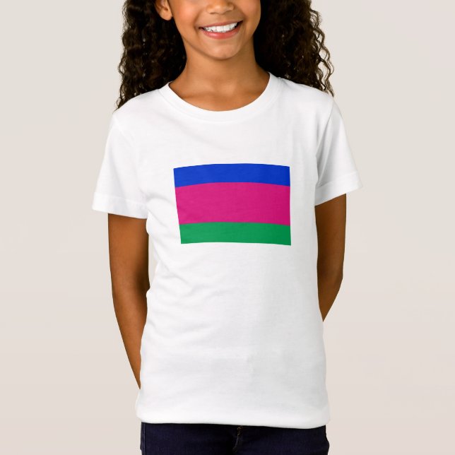 T-Shirt Drapeau de la République populaire du Kuban (Devant)