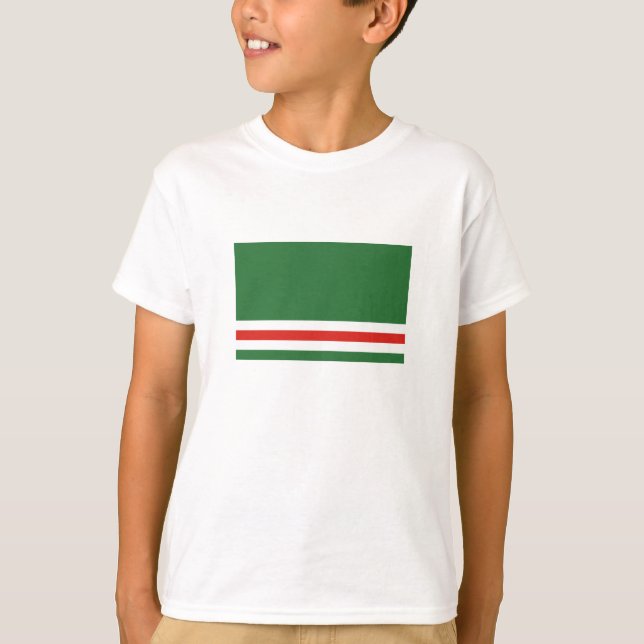 T-shirt Drapeau de la République tchétchène d'Ichkérie (Devant)