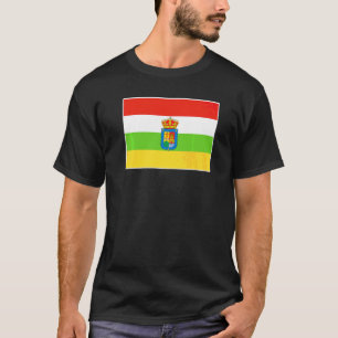 T-shirt Drapeau de La Rioja Fierté nationale Souvenir