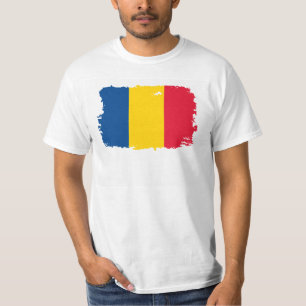 T-shirt Drapeau de la Roumanie