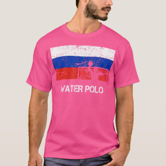 T-shirt Drapeau de la Russie Water-polo pour joueur de wat
