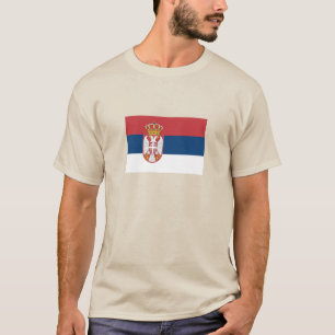 T-shirt Drapeau de la Serbie