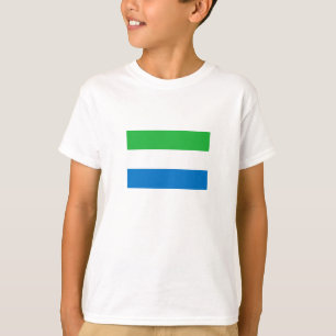 T-shirt Drapeau de la Sierra Leone