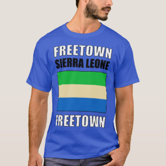 T-shirt Drapeau de la Sierra Leone