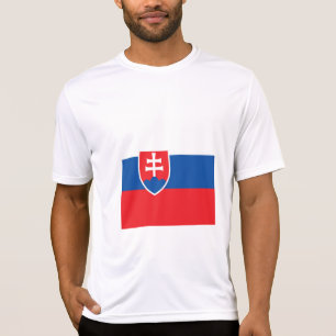 T-shirt Drapeau de la Slovaquie