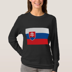 T-shirt Drapeau de la Slovaquie