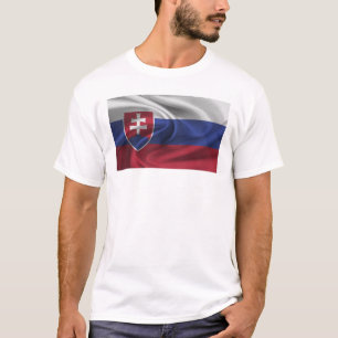T-shirt Drapeau De La Slovaquie