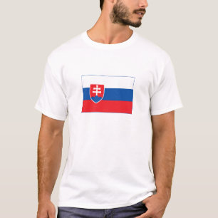 T-shirt Drapeau de la Slovaquie