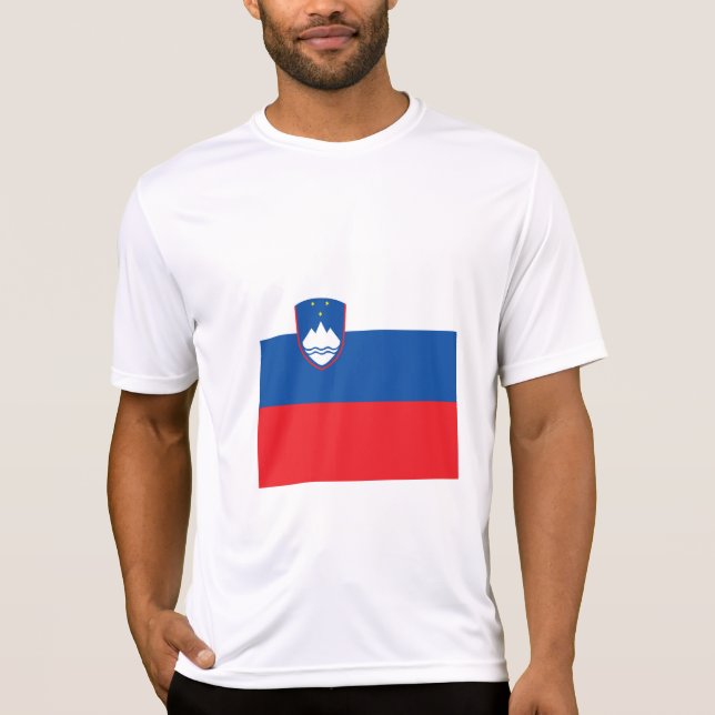 T-shirt Drapeau de la Slovénie (Devant)