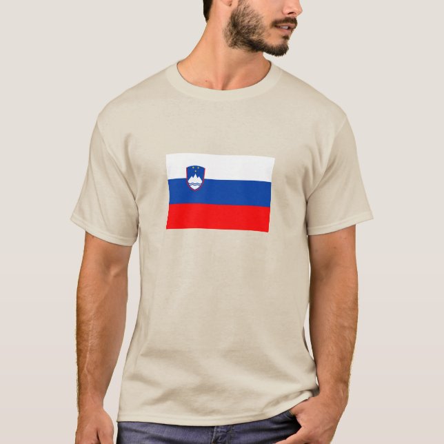 T-shirt Drapeau de la Slovénie (Devant)