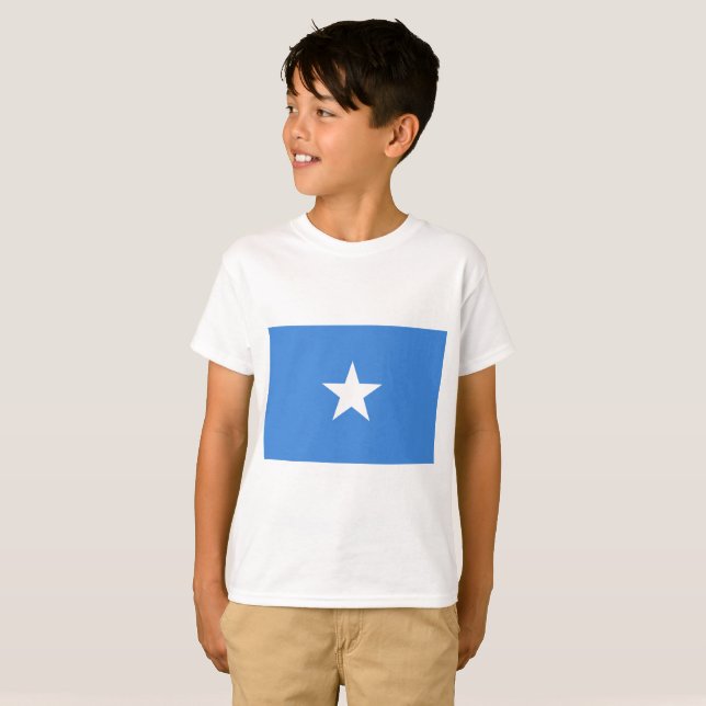 T-shirt Drapeau de la Somalie (Devant entier)