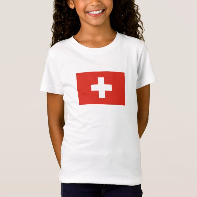 T-Shirt Drapeau de la Suisse (Devant)