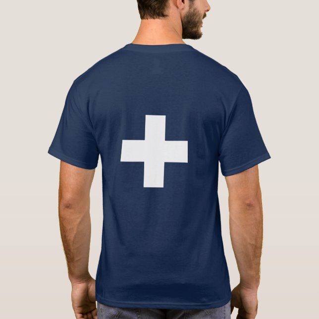 T-shirt Drapeau de la Suisse modifiée (Dos)