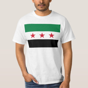 T-shirt Drapeau de la Syrie - drapeau syrien de