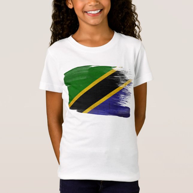 T-Shirt Drapeau de la Tanzanie (Devant)