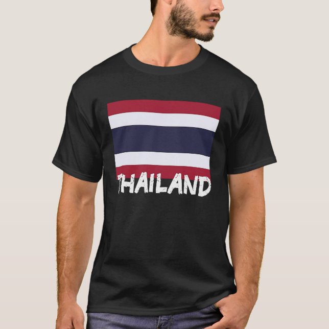 T-shirt Drapeau de la Thaïlande cool (Devant)