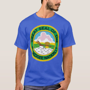 T-shirt DRAPEAU DE LA TRIBE DE Muscogee Creek