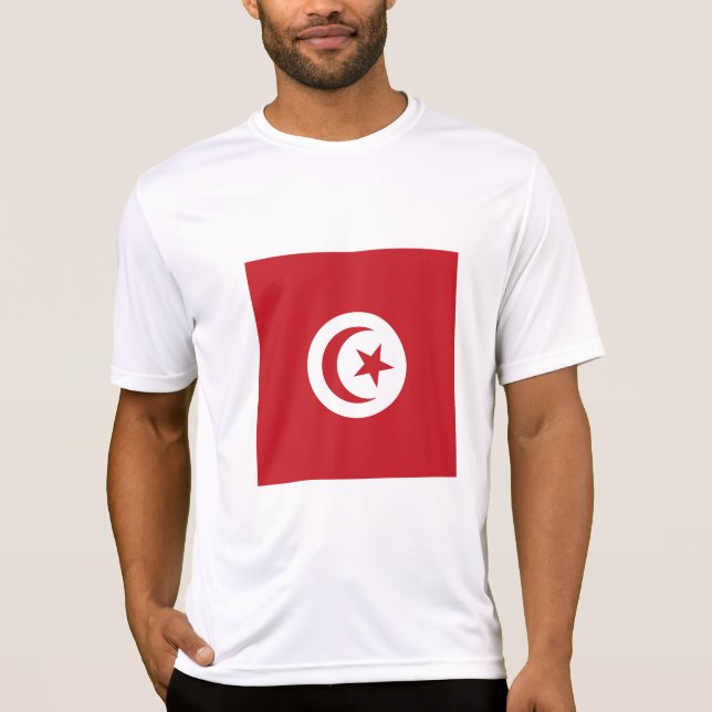 T-shirt Drapeau de la Tunisie (Devant)