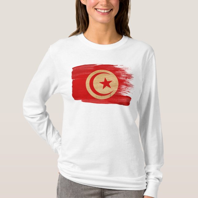 T-shirt Drapeau de la Tunisie (Devant)