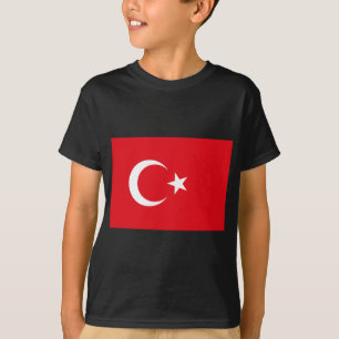 T-shirt Drapeau de la Turquie - drapeau turc - bayrağı de