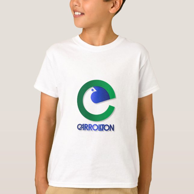 T-shirt Drapeau de la ville de Carrollton (Devant)