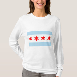 T-shirt Drapeau de la ville de Chicago (Illinois)