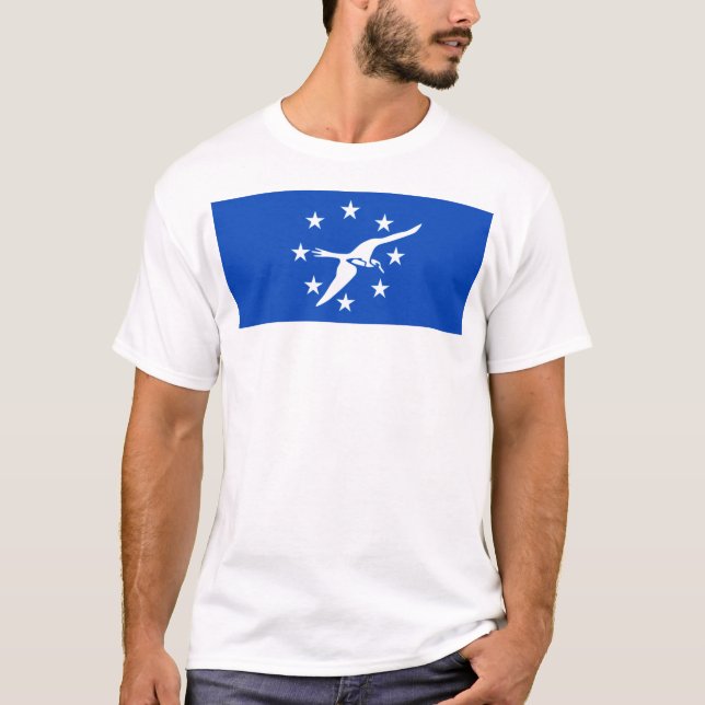 T-shirt Drapeau de la ville de Corpus Christi (Devant)