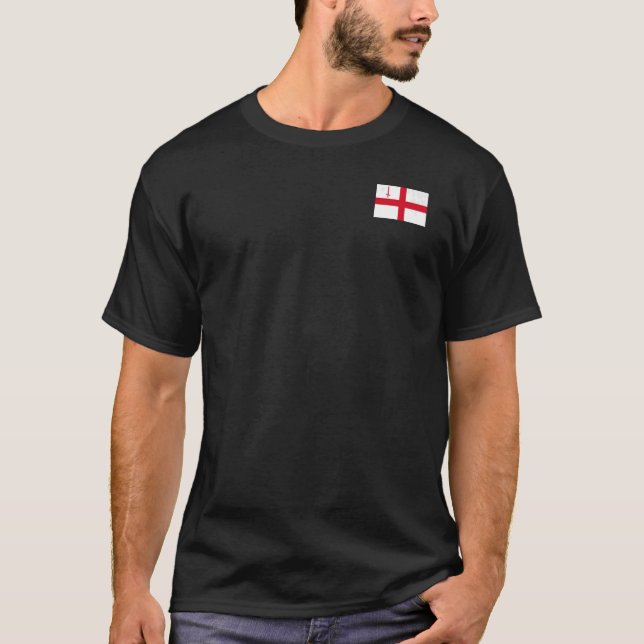 T-SHIRT DRAPEAU DE LA VILLE DE LONDRES ANGLETERRE (Devant)