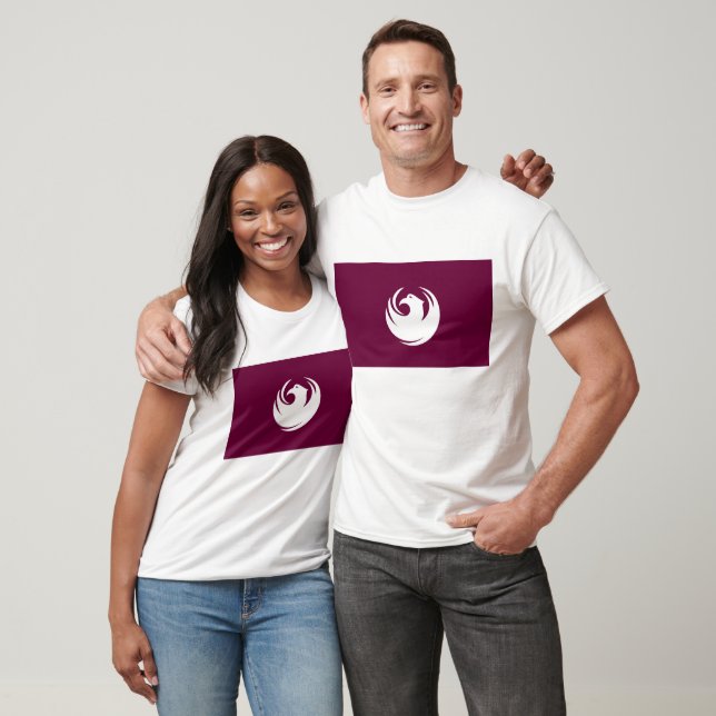 T-shirt Drapeau de la ville de Phoenix Arizona (Unisexe)