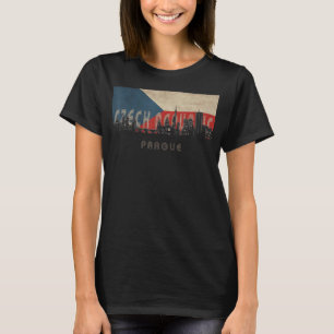 T-shirt drapeau de la ville de souvenir de la gamme Skylin