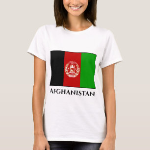 T-shirt Drapeau de l'Afghanistan
